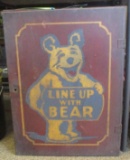 LINE UP WITH BEAR CABINET