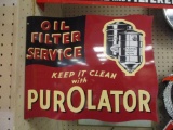PUROLATOR FLANGE SIGN