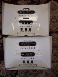LOT OF 2 GAS PUMP FACES