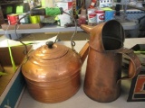 LOT OF 2 COPPER PIECES