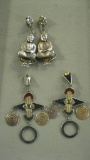 2 PAIR VINTAGE EARRINGS