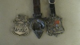 3 COLLECTIBLE FOBS