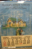 STANDARD LUMBER COMPANY CALANDER