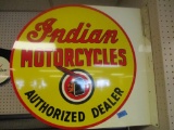 INDIAN MOTORCYCLE FLANGE SIGN