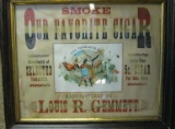 LOUIS R. GEMMETT CIGAR ADVERTISING
