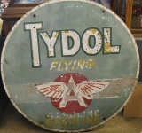 TYDOL FLYING A SIGN