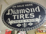 DIAMOND TIRES FLANGE SIGN