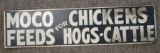 MOCO FEEDS ADVERTISING SIGN