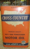 CROSS COUNTRY MOTOR OIL CAN