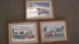 3 TEXACO ADVERTISING PHOTOS