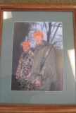 LARRY BIRD SIGNED HUNTING PHOTO