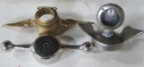 LOT OF 3 HOOD DECORATIONS