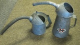 2 OIL CANS