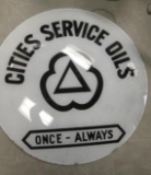 CITIES SERVICE OILS GLOBE LENSE