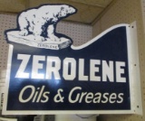 ZEROLENE FLANGE SIGN