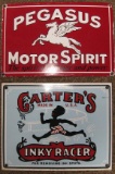 2 PORCELAIN ADVERTISING SIGNS