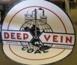 DEEP VEIN COAL ADVERTISING SIGN