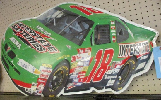 INTERSTATE BATTERIES RACE CAR SIGN