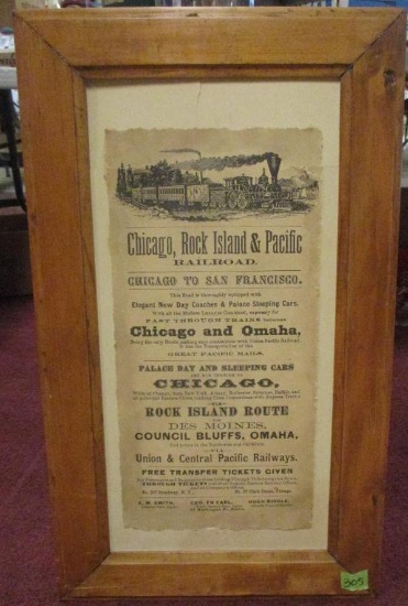 CHICAGO ROCK ISLAND & PACIFIC RR PIECE