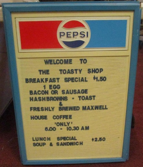 PEPSI ADVERTISING BOARD