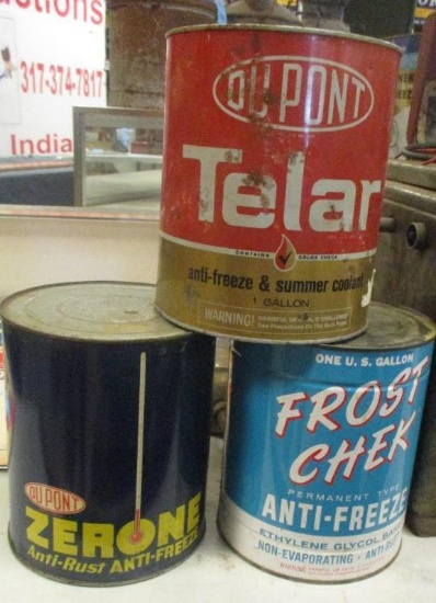 LOT OF 3 AUTOMOTIVE CANS