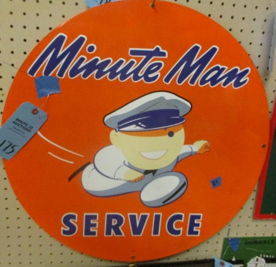 MINUTE MAN SERVICE SIGN