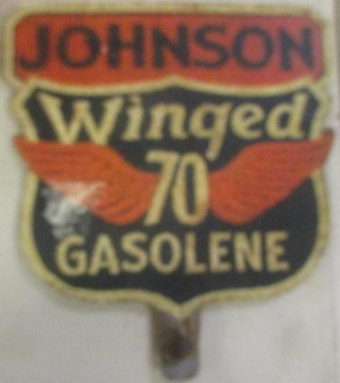JOHNSON WINGED GASOLINE SIGN