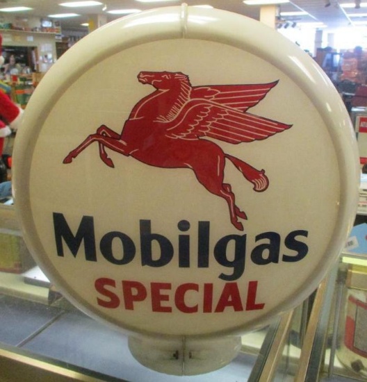 MOBILGAS GAS PUMP GLOBE
