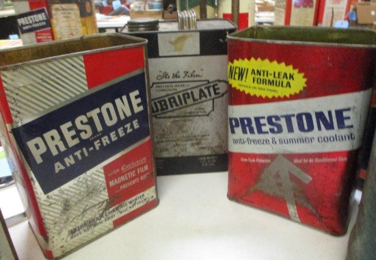 LOT OF 3 AUTOMOTIVE CANS