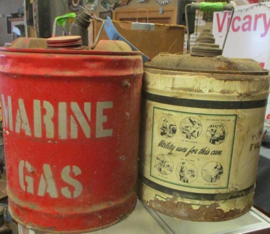 LOT OF 2 AUTOMOTIVE CANS
