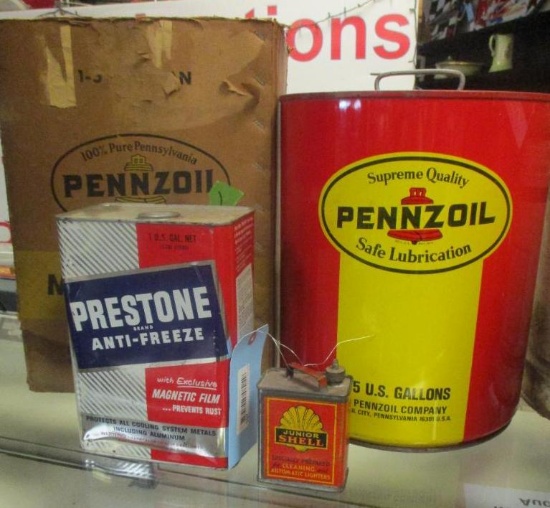 LOT OF 3 AUTOMOTIVE CANS
