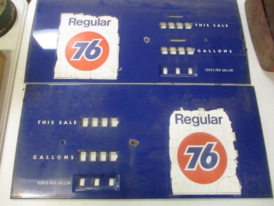 REGULAR 76 GAS PUMP FACE