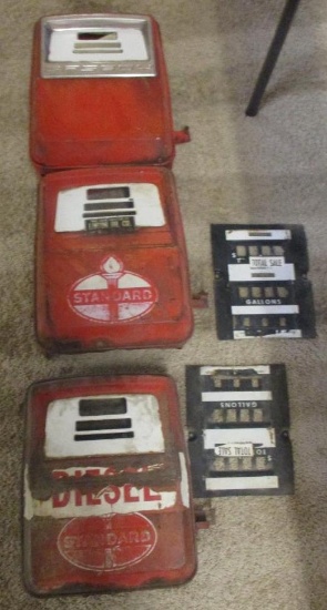 LOT OF 3 GAS PUMP INSERT CASINGS
