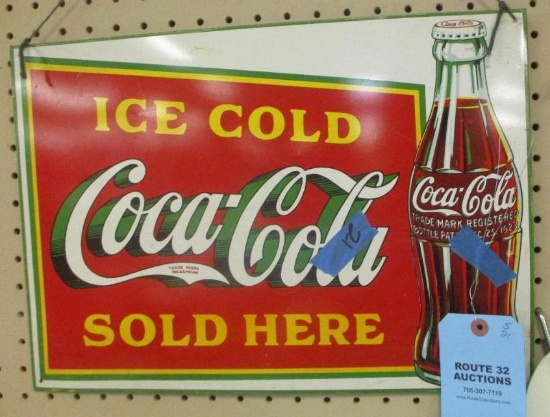 COCA COLA ADVERTISING SIGN