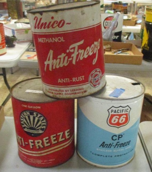 LOT OF 3 AUTOMOTIVE CANS