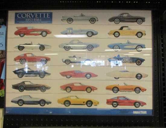 1953-1984 CORVETTER POSTER