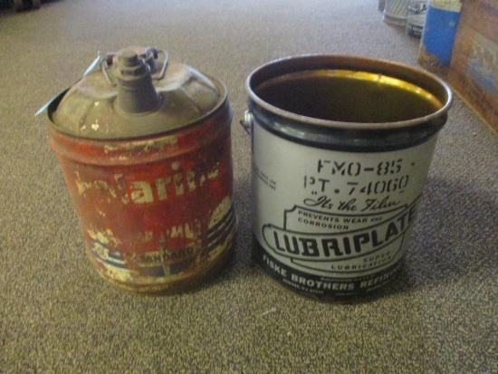 LOT OF 2 AUTOMOTIVE CANS