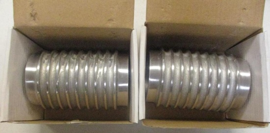 LOT OF 2 FINNED ALUMINUM COILS