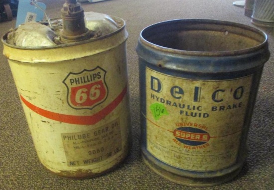 LOT OF 2 AUTOMOTIVE CANS