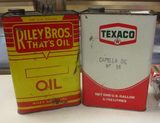 LOT OF 2 AUTOMOTIVE CANS