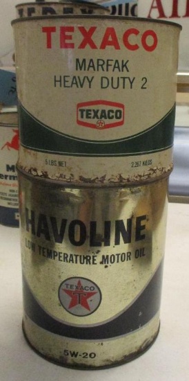 LOT OF 2 AUTOMOTIVE CANS