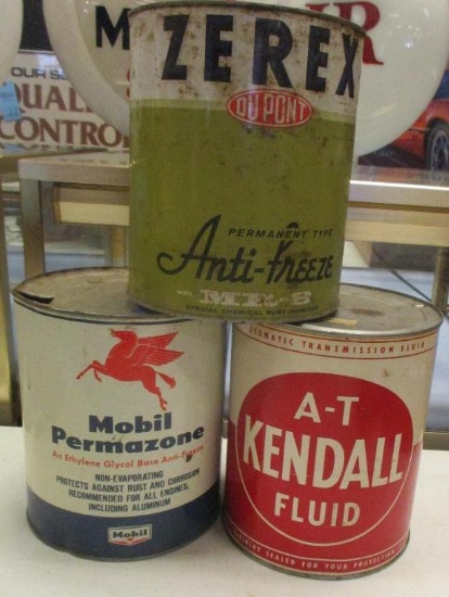 LOT OF 3 AUTOMOTIVE CANS