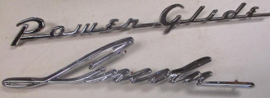 LOT OF 2 CAR EMBLEMS