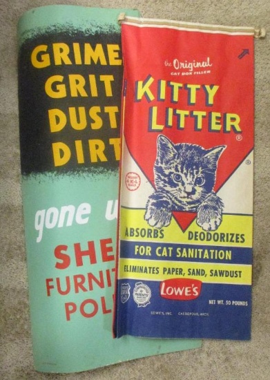 LOT OF 2 ADVERTISING PIECES