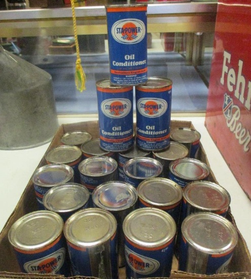 LOT OF 23 STA-POWER CANS