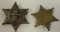 LOT OF 2 HOPALONG CASSIDY CHILD BADGES
