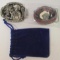 LOT OF 2 BELT BUCKLES