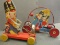 LOT OF 2 PULL TOYS