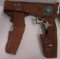 VINTAGE CHILDS HOLSTER AND CAP GUNS