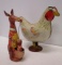 VINTAGE TIN CHICKEN AND KANGAROO